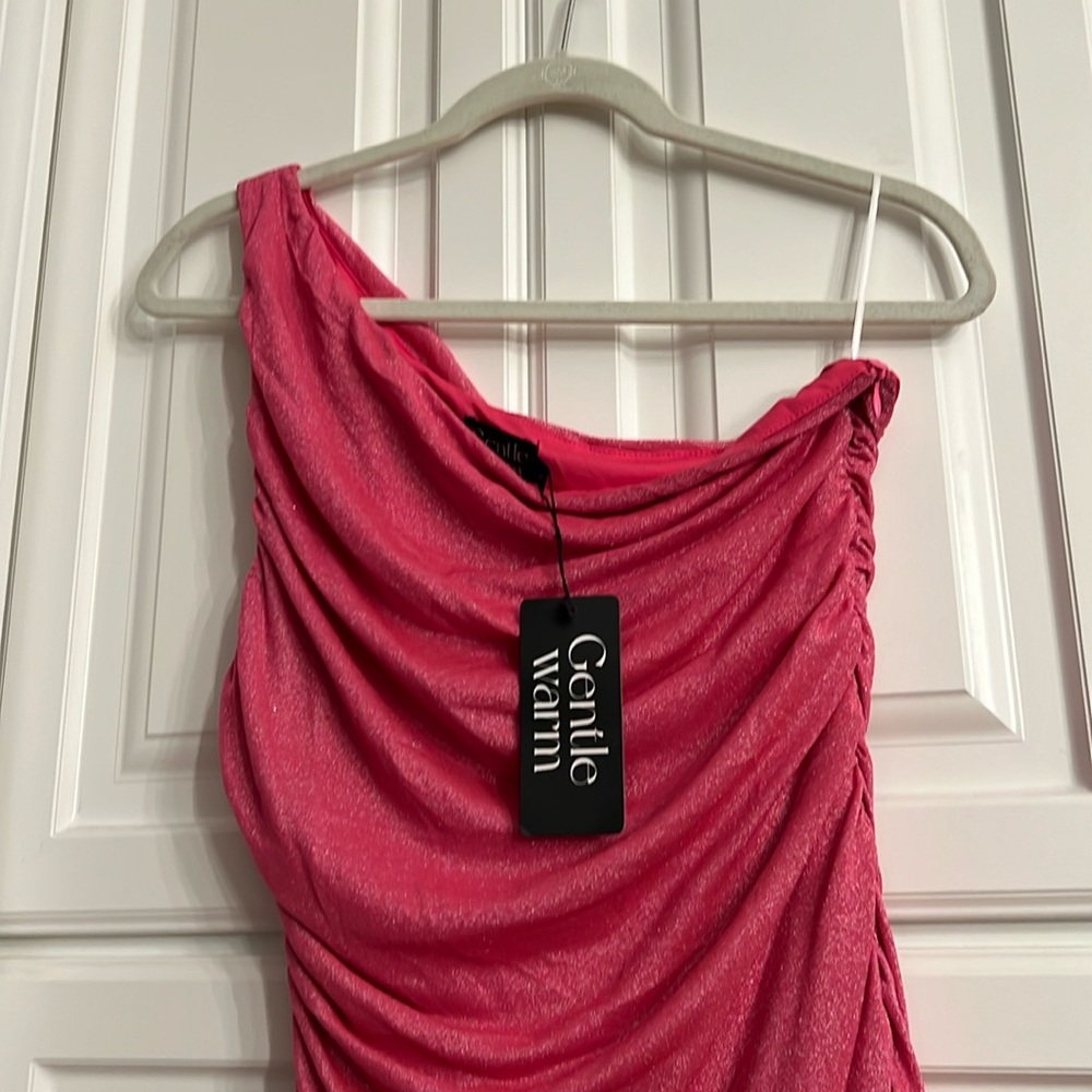 Dark pink dress